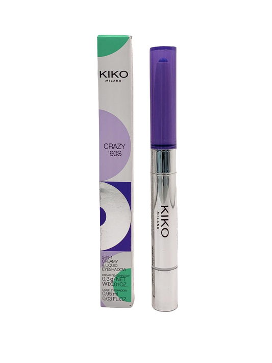 kiko Crazy '90s 2-in-1 Creamy & Liquid Eyeshadow Frosty Sight 0.3g + 0.95ml