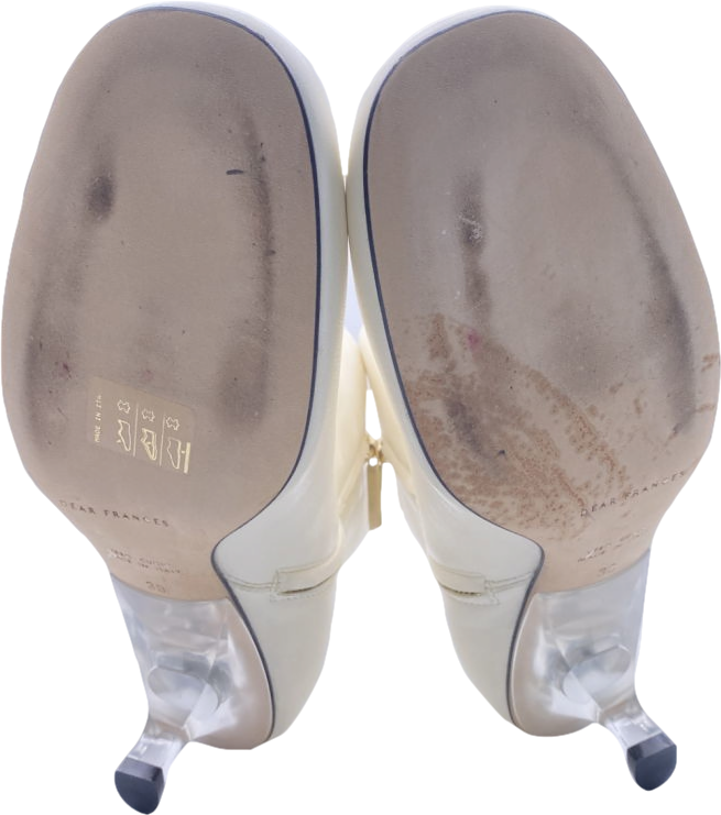 Dear Frances White Cohen Boot UK 5 EU 38 👠