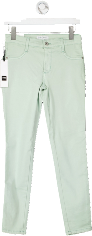 James Jeans Green Twiggy Ankle Length Skinny Jeans W24