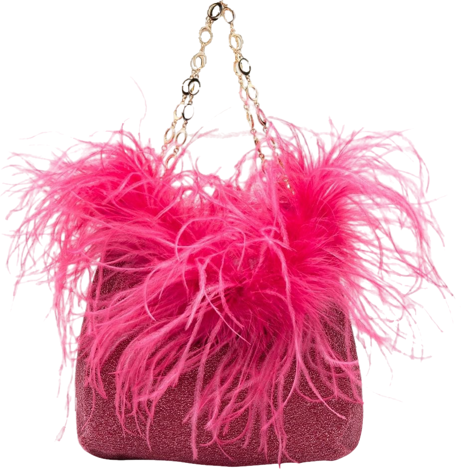 Oséree Pink Mini Hs23 Lumière Plumage Tote Bag