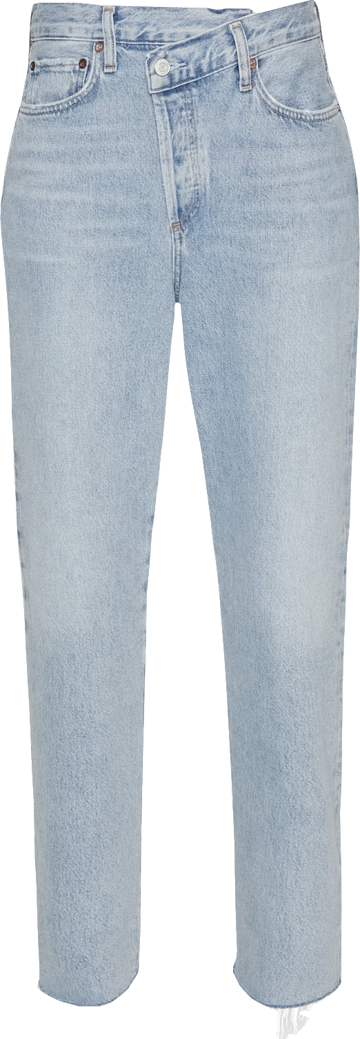 AGOLDE Blue Criss Cross - Straight Leg Jeans W28