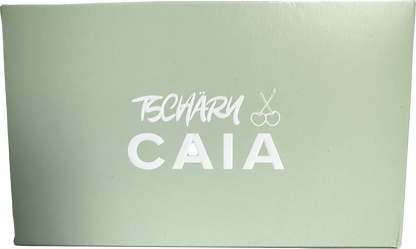 caia Tschäry warm, neutral shades of highlighter & eyeshadow Palette