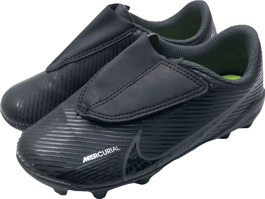 Nike Black Velcro Mercurial Vapor 15 Football Boots UK 10.5 EU 28.5 👼