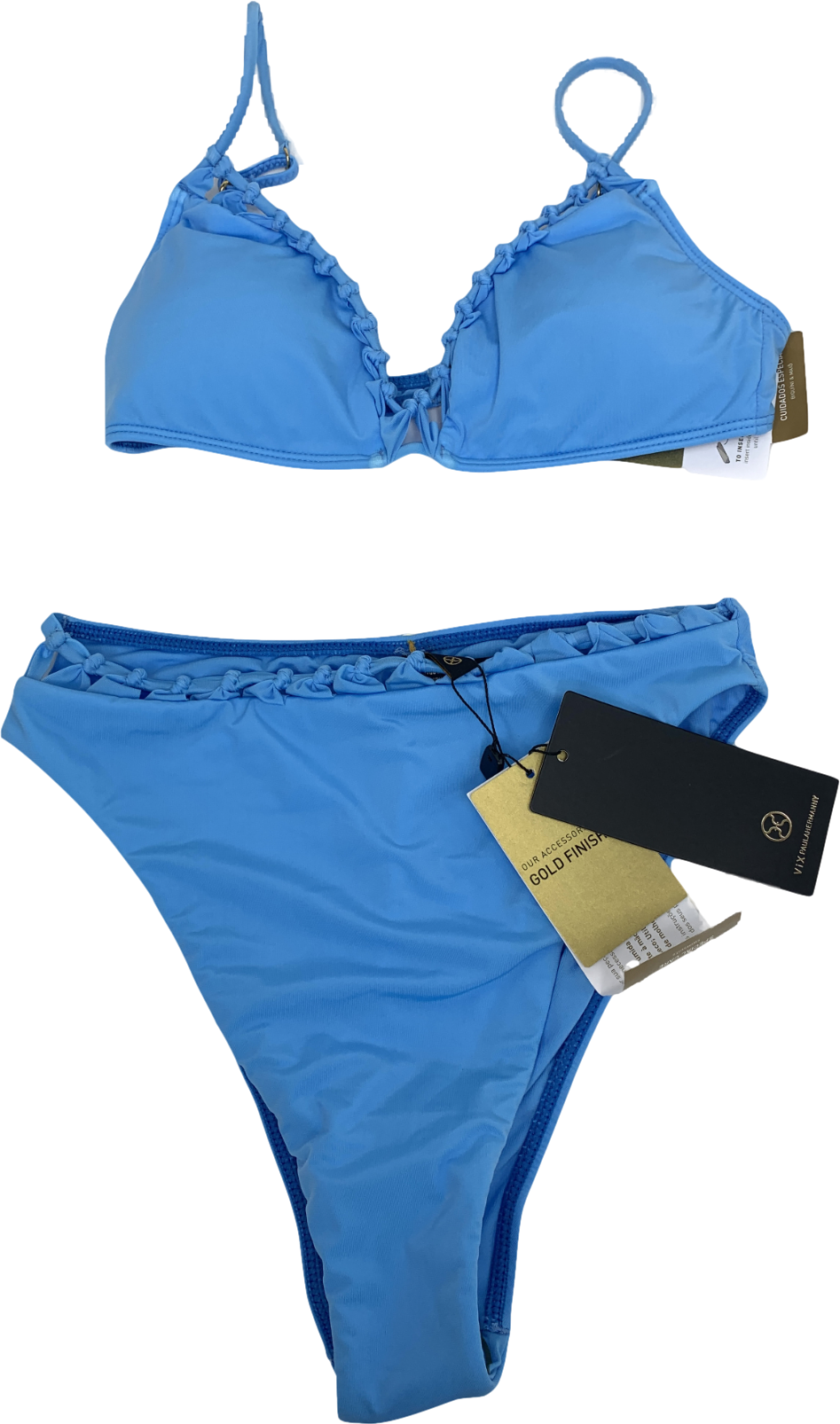 Vix Swimwear Blue 'leeza' Bikini UK M