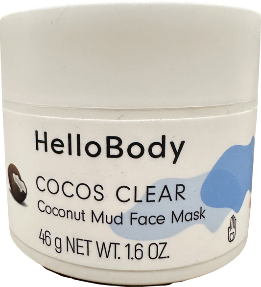 hellobody Cocos Clear Coconut Mud Face Mask 46g