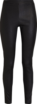 Theory Black Lamb Stretch Leather Leggings Us4 UK 8