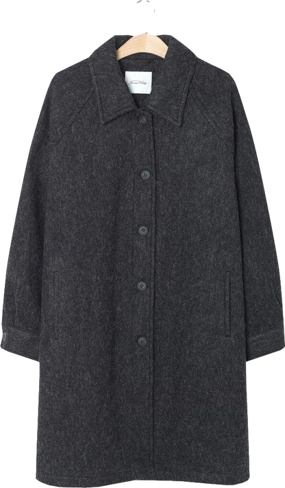 American Vintage Grey Oversize Coat With Hood BNWT UK XS/S