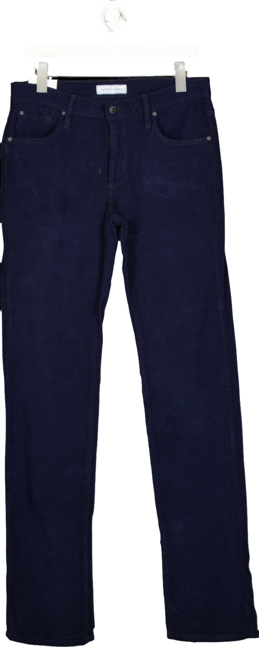 James Jeans Blue High Rise Straight Leg Cord Jeans BNWT W24