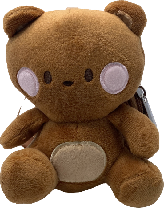 Claire's Brown Teddy Keyring