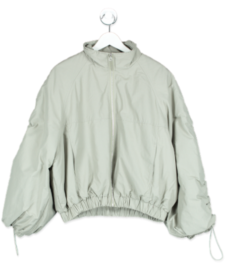 missguided sage ruched sleeve bomber jacket uk 8