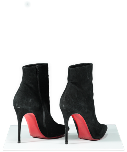 Christian Louboutin Black Suede So Kate 100 Boots UK 7 EU 40 👠