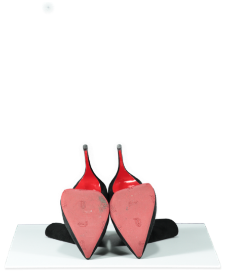 Christian Louboutin Black Suede So Kate 100 Boots UK 7 EU 40 👠