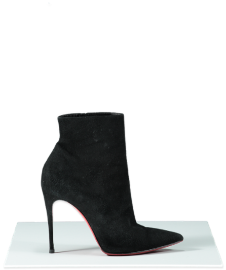 Christian Louboutin Black Suede So Kate 100 Boots UK 7 EU 40 👠