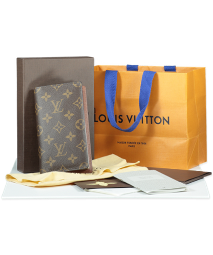 Louis Vuitton Brown R20503 Monogram Pocket Agenda Cover With 2022 Diary Insert - Hotstamped L.M