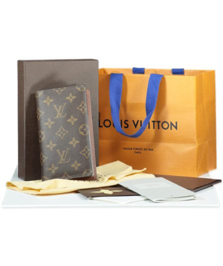 Louis Vuitton Brown R20503 Monogram Pocket Agenda Cover With 2022 Diary Insert - Hotstamped L.M