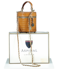Aspinal Of London Brown Pandora Crocodile-embossed Leather Bag