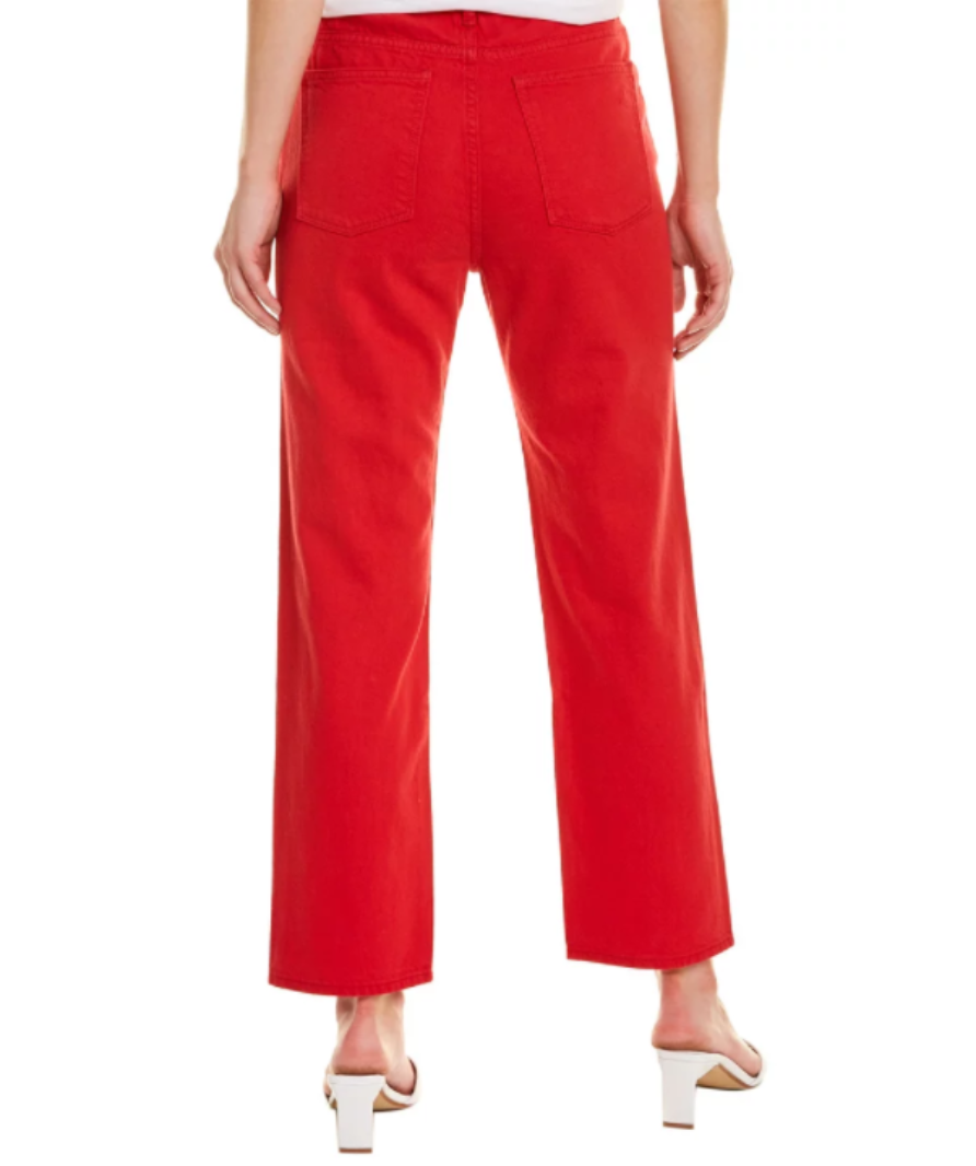 DL1961 red straight jeans W27