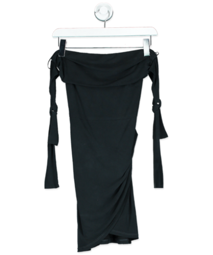 BEC+ BRIDGE Black Tie Up Mini Dress UK 10
