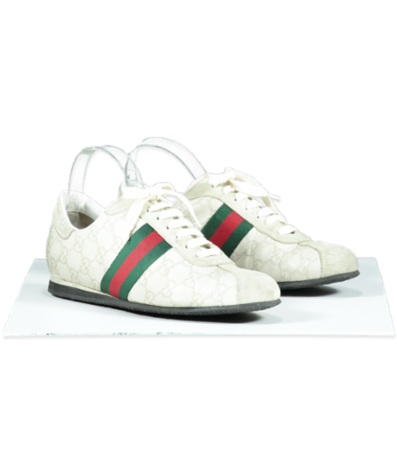 Gucci Cream Bowling Sneakers UK 7 EU 40 👠