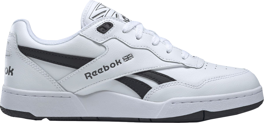 REEBOK White / Black Bb 4000 Ii Unisex Trainers Bnib UK 8 EU 42 👞