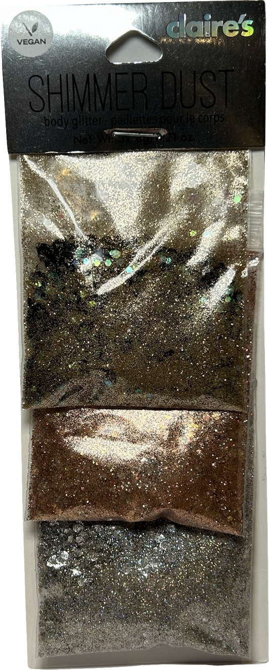 Claire's Shimmer Dust Metallic 3x 6g