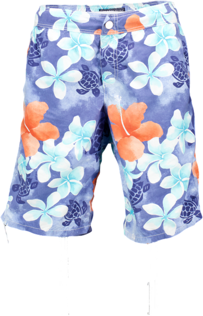 VILEBREQUIN Blue Floral Longer Length Swim Shorts UK M
