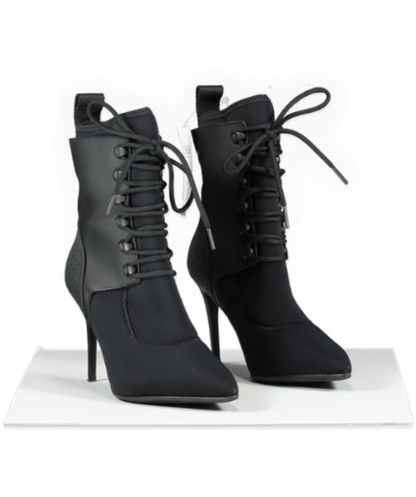 alexander wang x h&m Black Heeled Boots UK 3 EU 36 👠