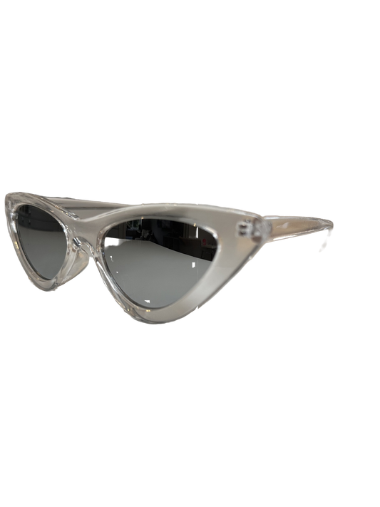 sunglass spot Metallic Cat Eye Mirrored Sunglasses One Size