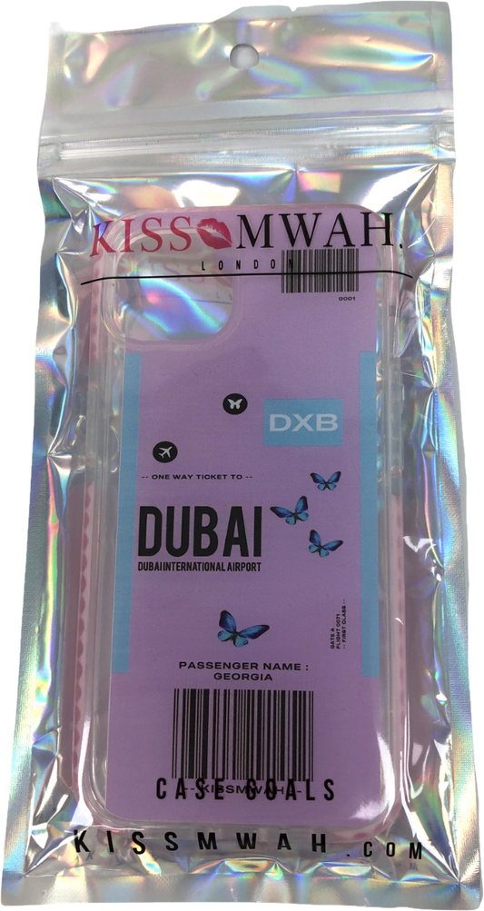 Kiss Mwah Multicoloured Dubai Ticket Superproof Phone Case