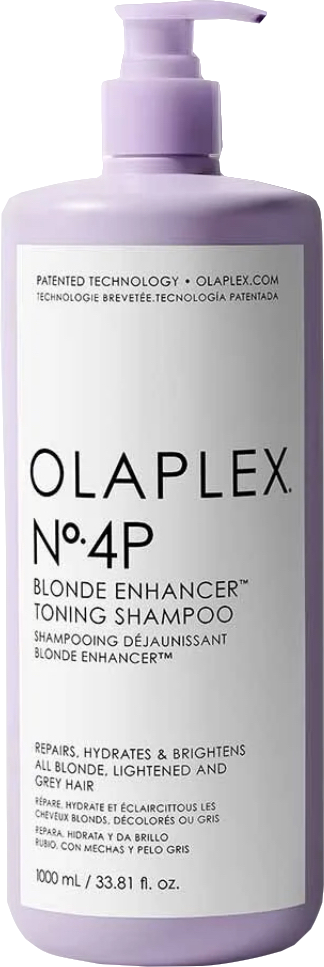 Olaplex No.4p Blonde Enhancer Toning Shampoo EXTRA Large 1000ml Size With Pump