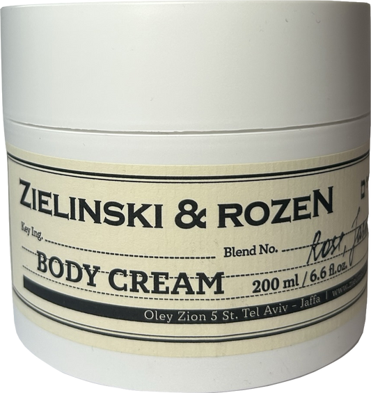 Zielinski & Rozen Body Cream Rose, Jasmine, Narcissus 200ml
