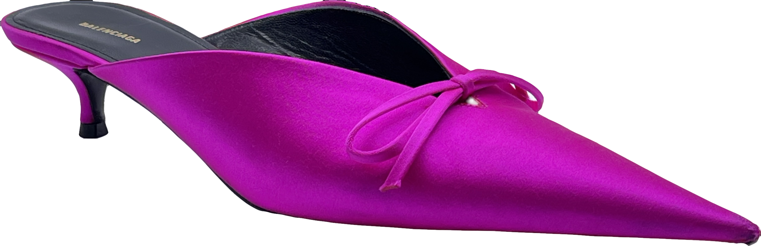 Balenciaga Pink Knife Satin Mule UK 5 EU 38 👠