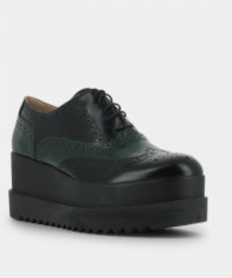 Jonak Paris black block loafers EU 35 UK 2