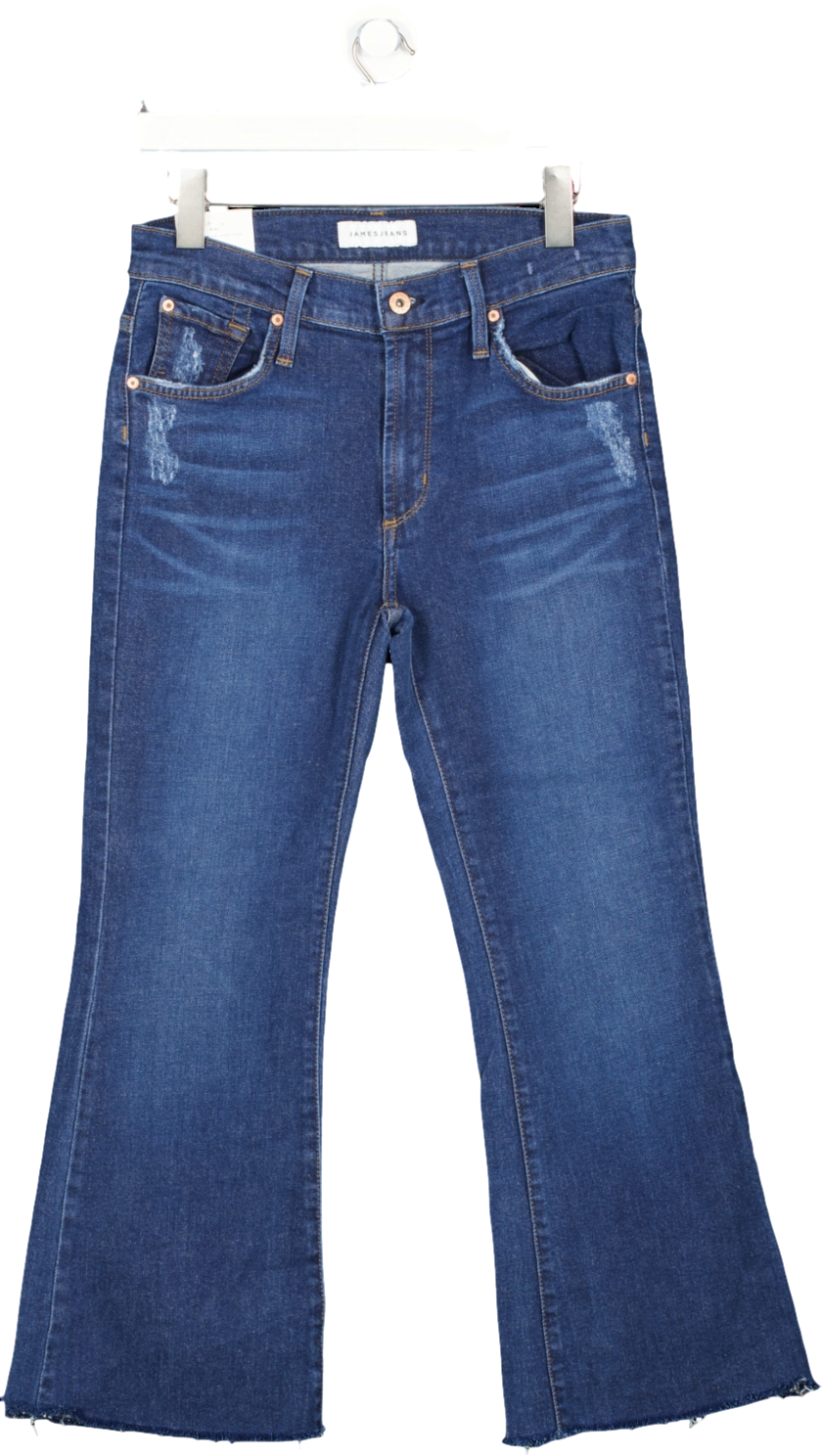 James Jeans Blue Kiki Ankle Length Flare Jeans - Victory W24