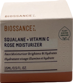 BIOSSANCE Squalane + Vitamin C Rose Moisturizer 15ml