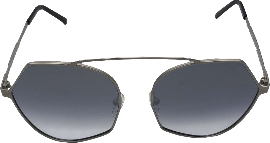 Sienna Alexander Metallic Belgravia Swix Flat Silver Mirror Sunglasses One Size