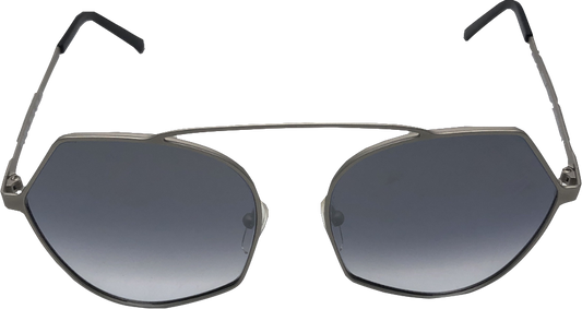 Sienna Alexander Metallic Belgravia Swix Flat Silver Mirror Sunglasses One Size