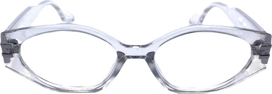 White Clear Glasses One Size