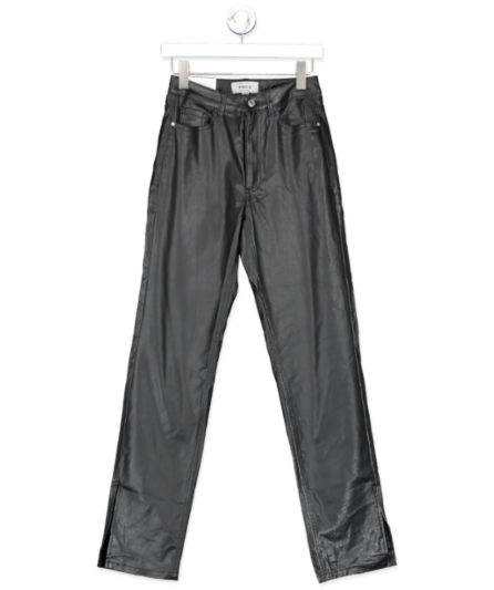 New Look Black Anica Long Straight Leg Trouser UK 6 - 7529542746302_Front_Reliked.png
