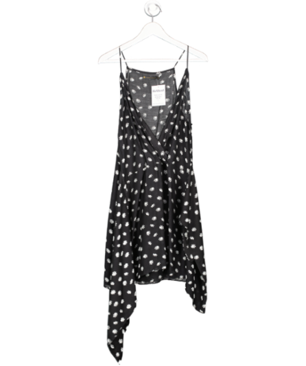 VIX Black Print Gisa Short Dress UK M - 7513643155646_Front_Reliked.png