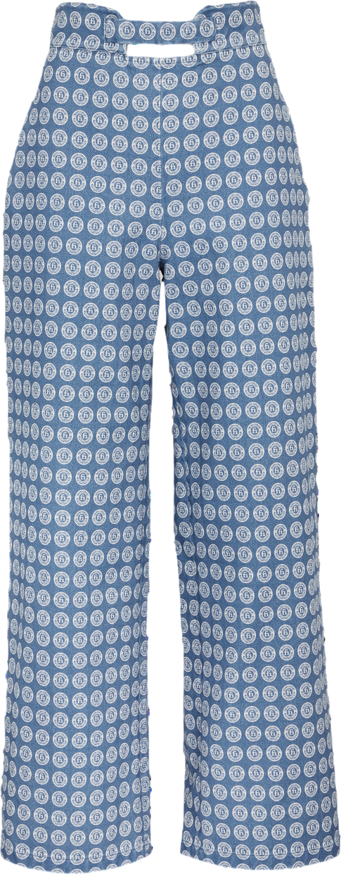 fete imperiale Blue Acis - High Waist Trousers UK 8