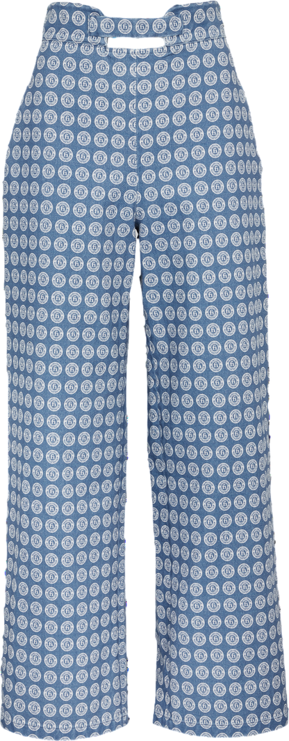 fete imperiale Blue Acis - High Waist Trousers UK 8
