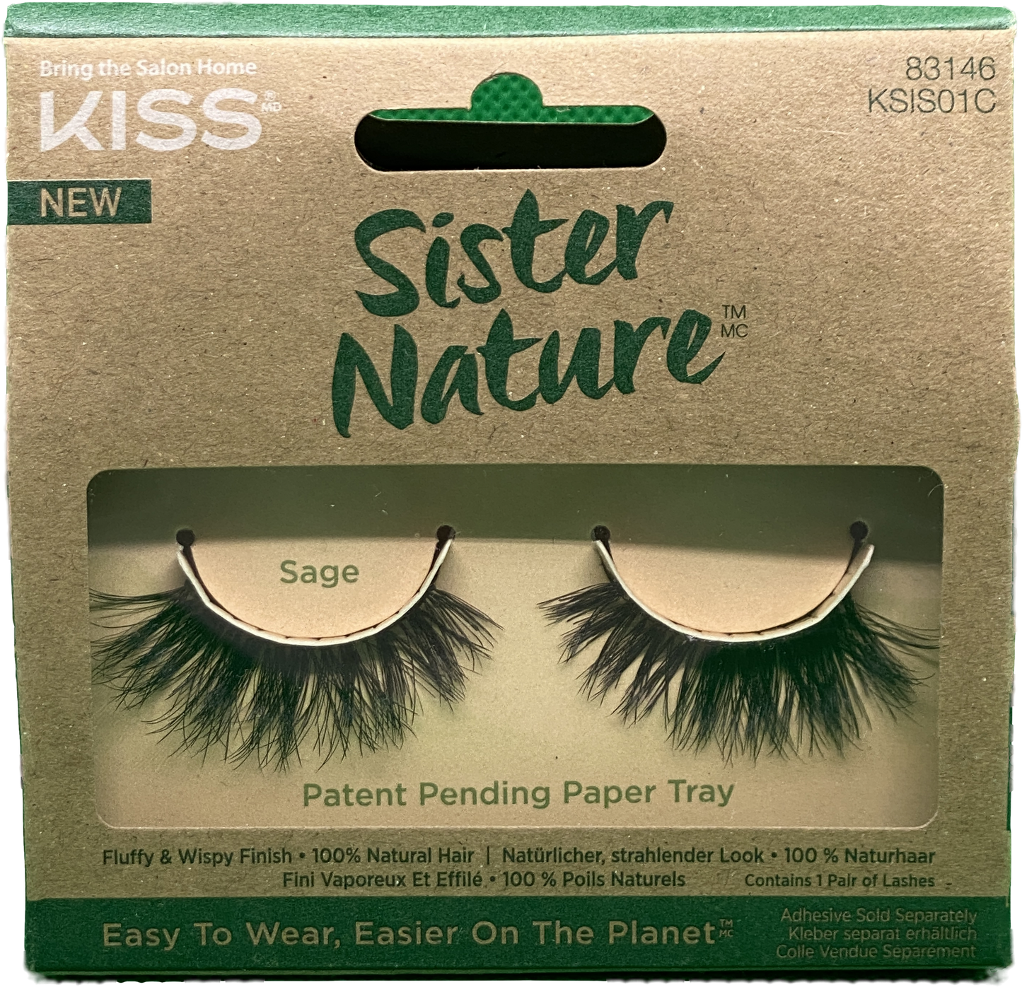 kiss Sister Nature Lash Sage 1 pair