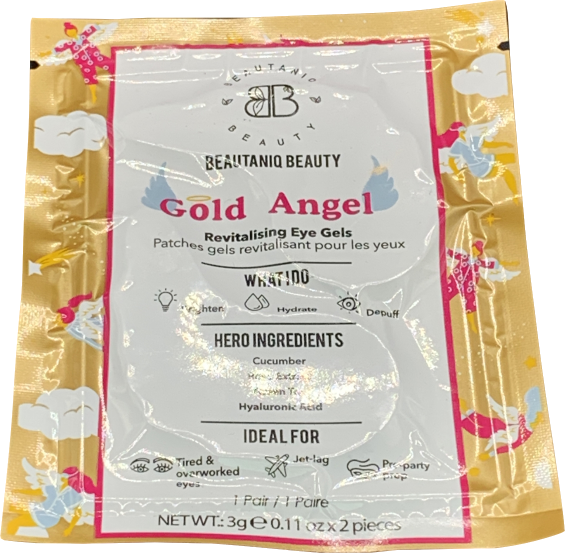 beautaniq beauty Gold Angel Revitalising Eye Gels 1 pair