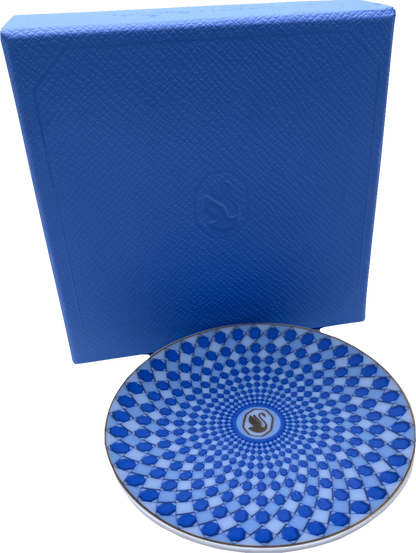 Swarovski Blue Signum Azure Plate One Size