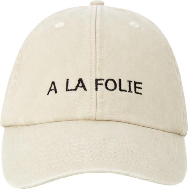 Heavenly London Beige 100% Cotton A La Folie Heavenly Baseball Cap One Size