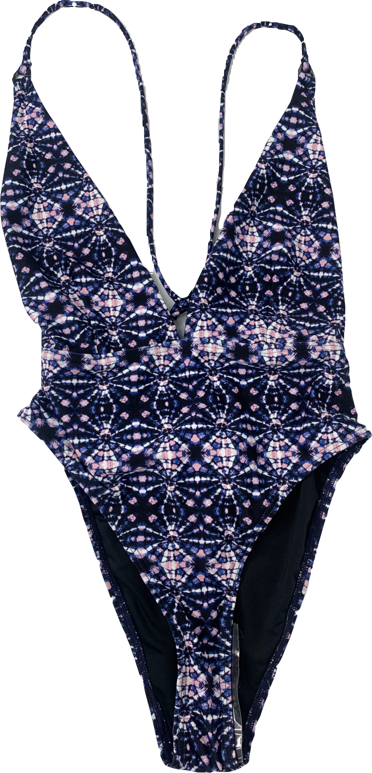 Topaz Multicoloured Isola Bella Ultimate Plunge One Piece Swimsuit UK XS