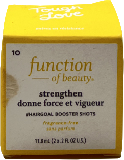 function of beauty Strengthen Booster Shots No Fragrance 11.8ml