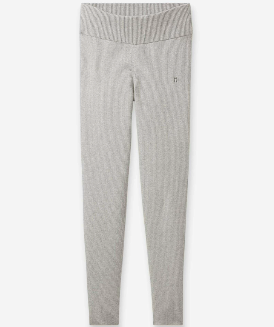 Tommy John Light Heather Grey Lounge Knit Legging UK XS