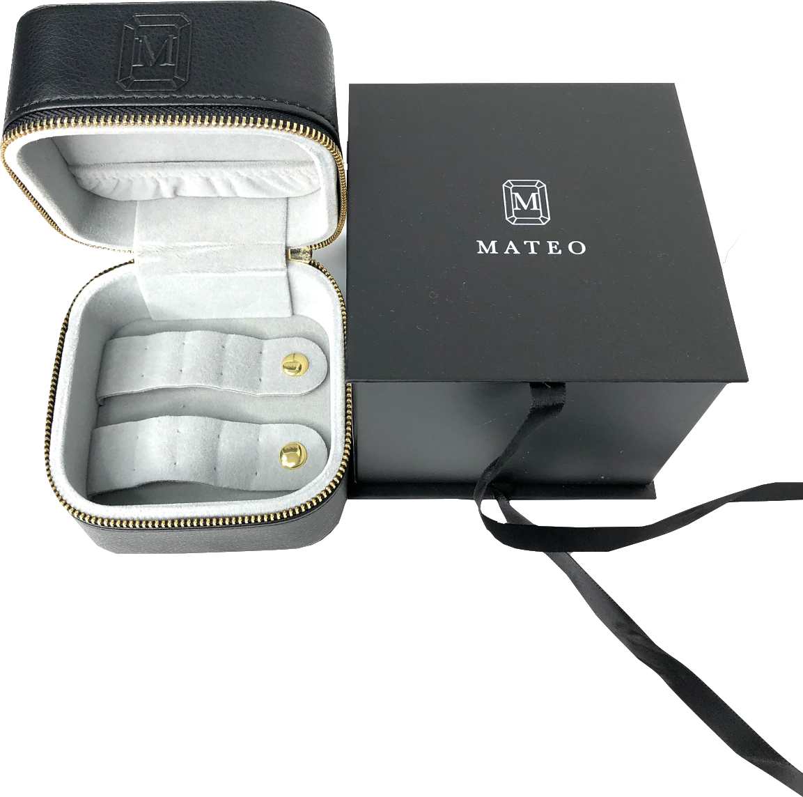 Mateo Vegan Leather Travel  Jewelry Case